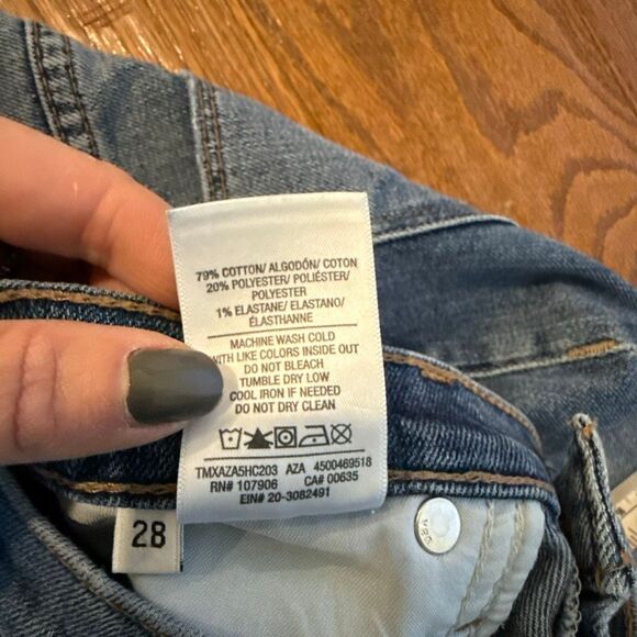 Hudson Blair high rise crop medium wash jeans size 28 - Picture 7 of 14